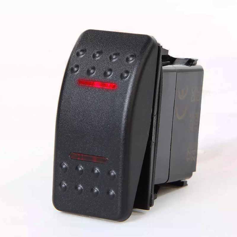 Waterproof Marine Boat Trailer 4-Pin SPDT Rocker Switch | ON-OFF-ON 12V/24V DC Universal Fit